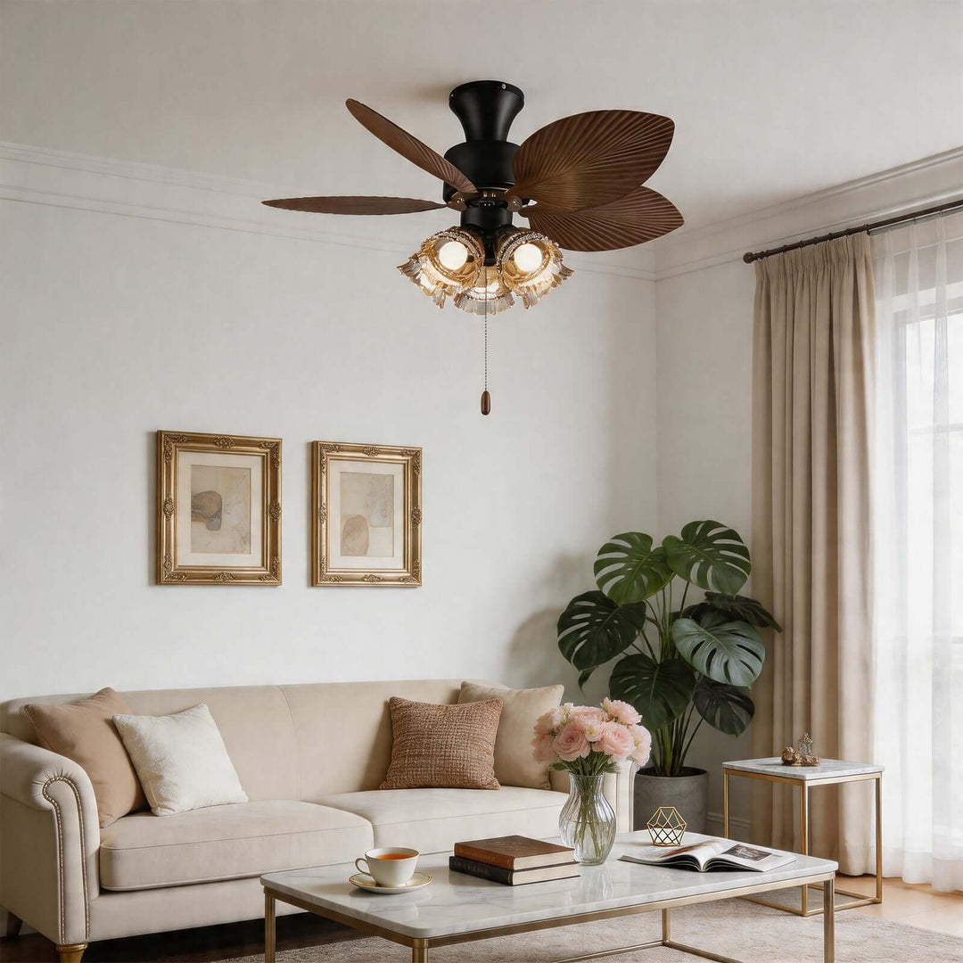 Floxe Ceiling Fan Light A | American Style Dining Room Light