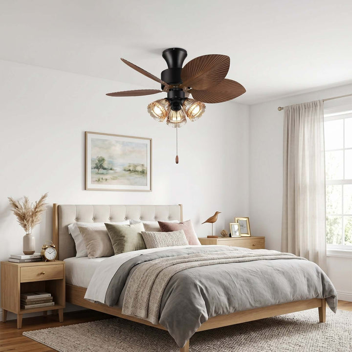 Floxe Ceiling Fan Light A | American Style Dining Room Light