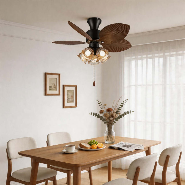 Floxe Ceiling Fan Light A | American Style Dining Room Light