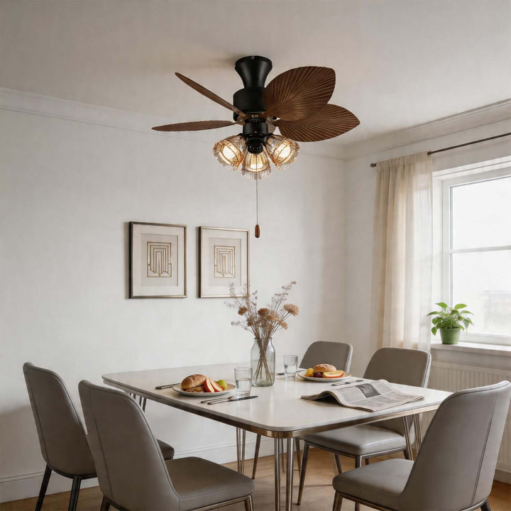 Floxe Ceiling Fan Light A | American Style Dining Room Light