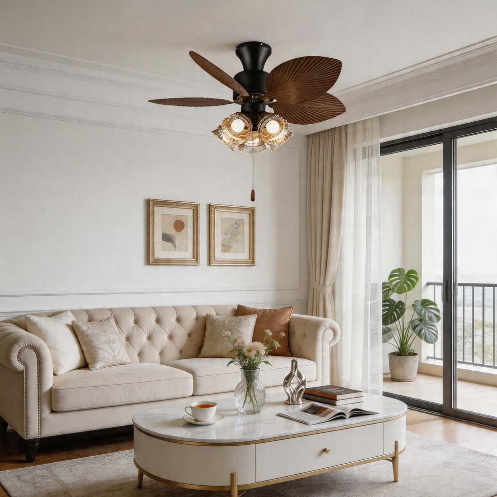 Floxe Ceiling Fan Light A | American Style Dining Room Light
