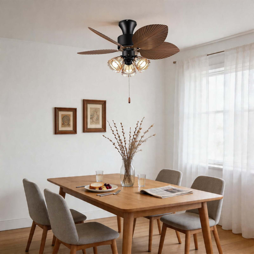 Floxe Ceiling Fan Light A | American Style Dining Room Light