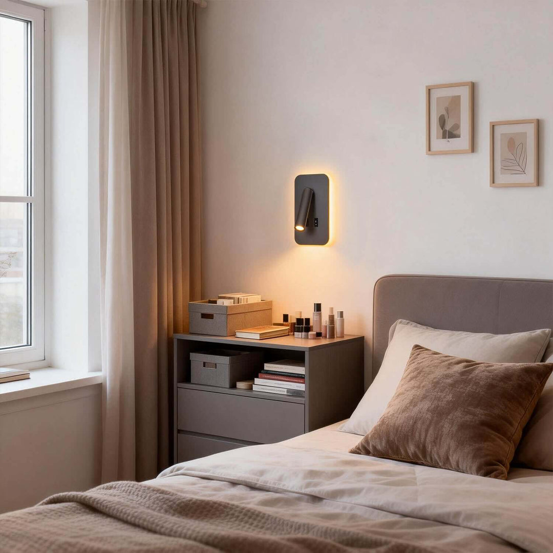Rivol Wall Light - Modern LED Minimalist Bedroom Bedside Lamp
