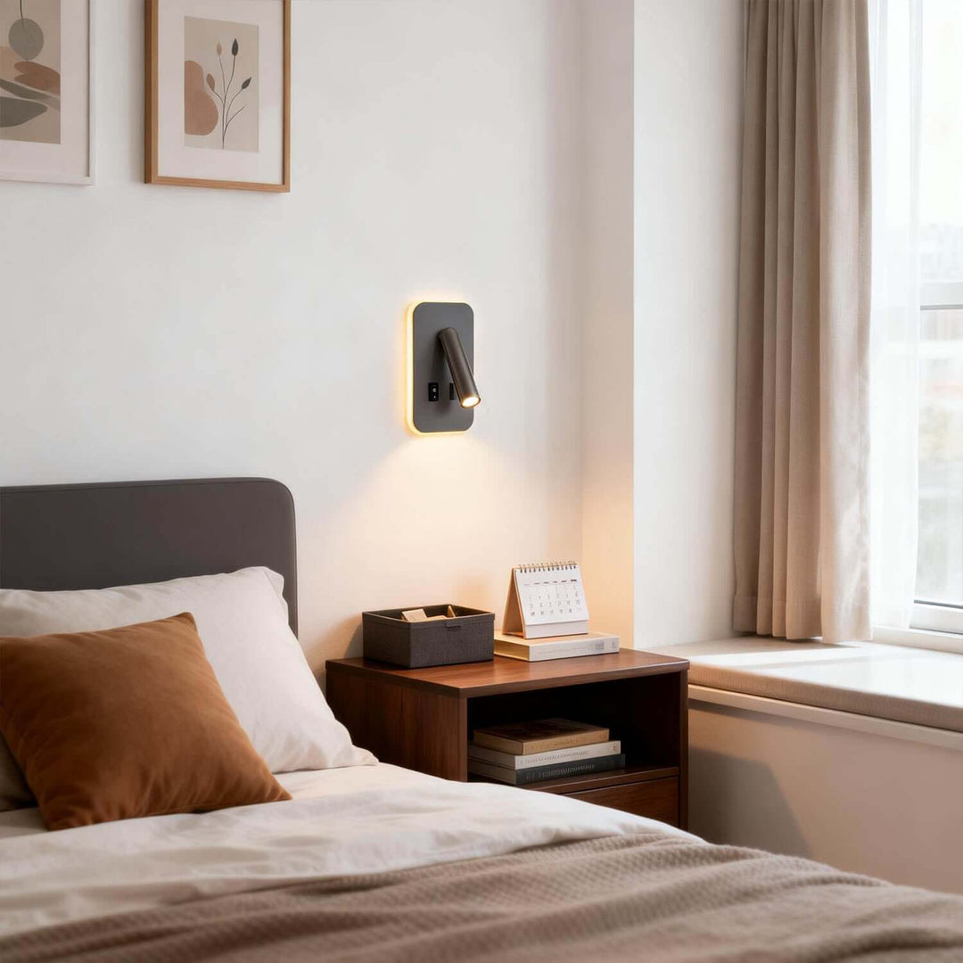 Rivol Wall Light - Modern LED Minimalist Bedroom Bedside Lamp