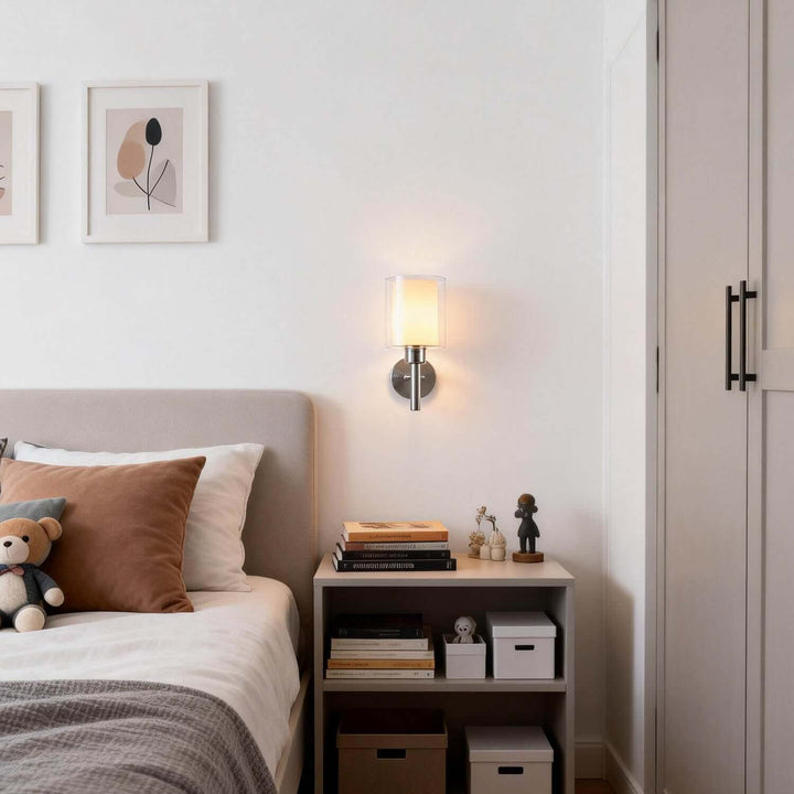 Fylor Wall Light – Modern American Minimalist Glass Aisle Light