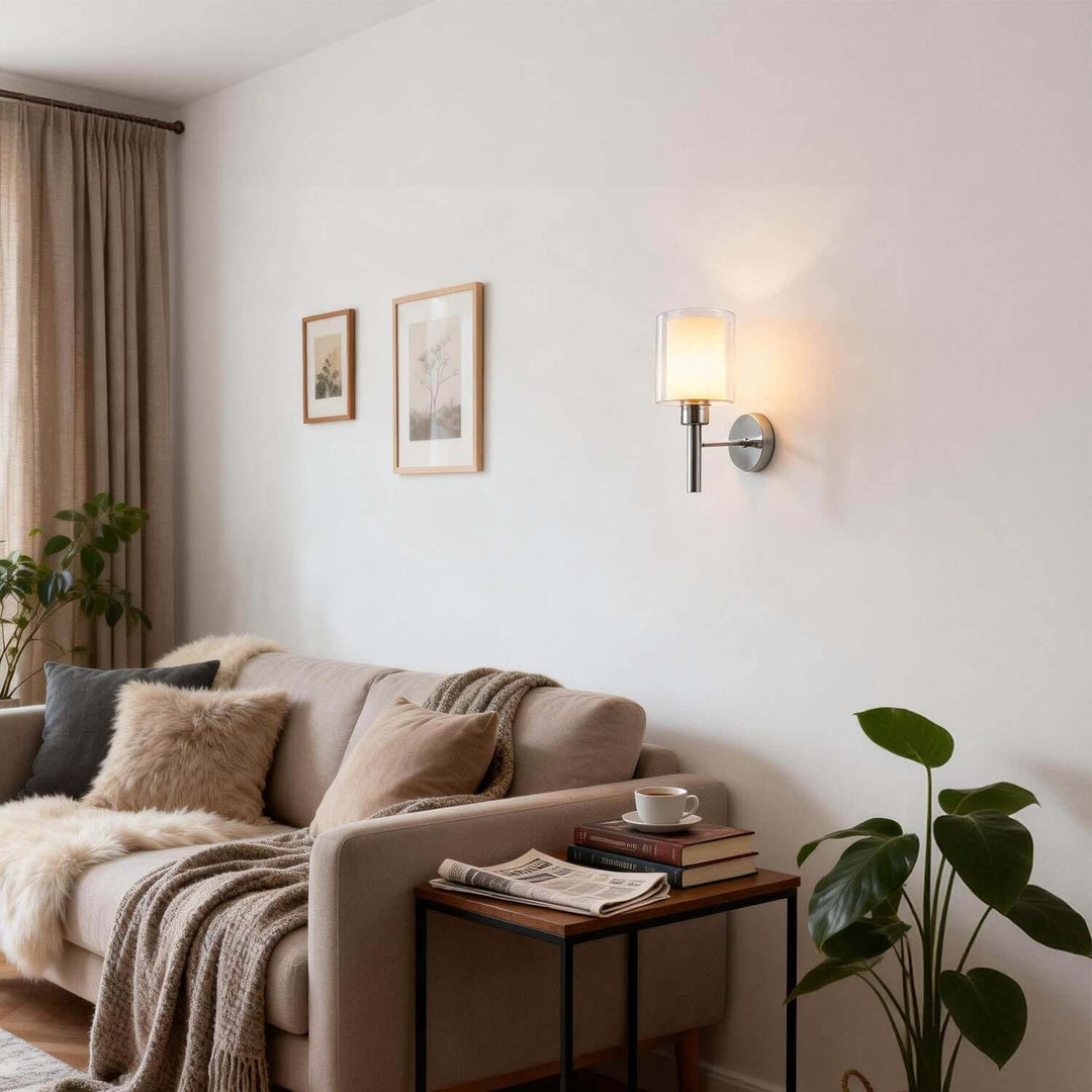 Fylor Wall Light – Modern American Minimalist Glass Aisle Light