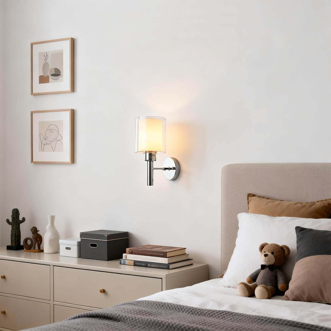 Fylor Wall Light – Modern American Minimalist Glass Aisle Light