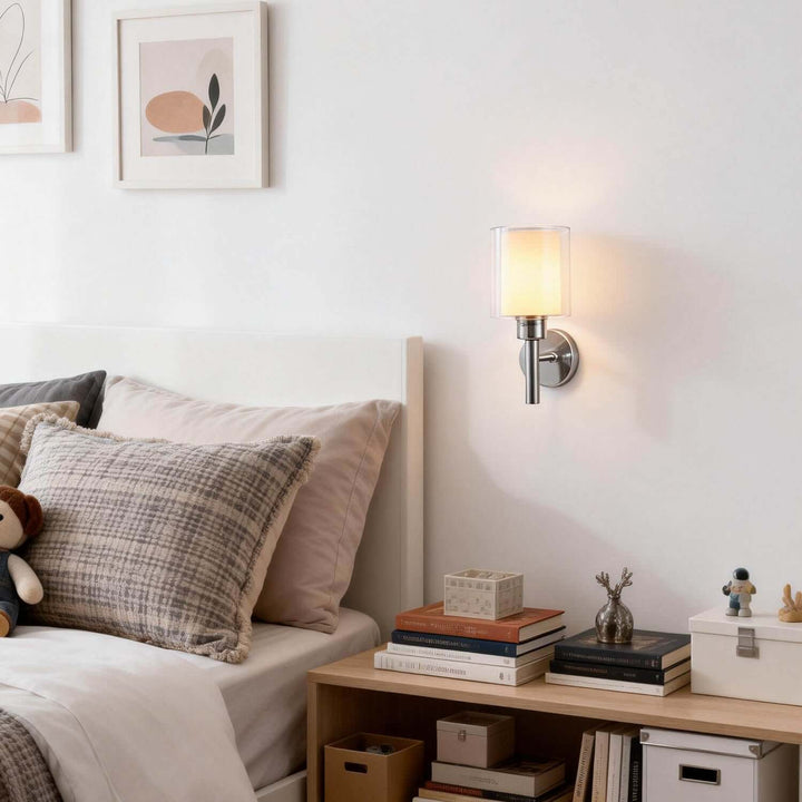 Fylor Wall Light – Modern American Minimalist Glass Aisle Light