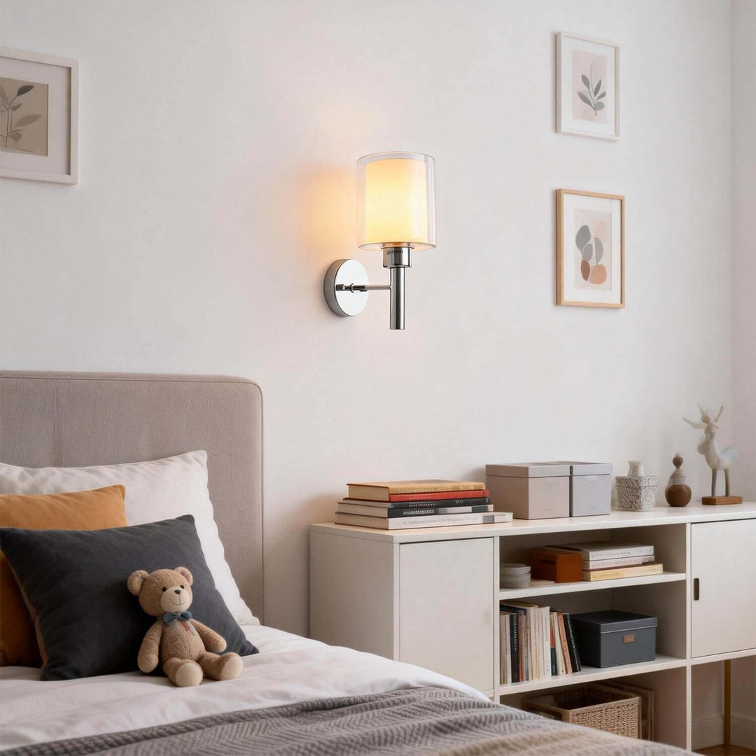 Fylor Wall Light – Modern American Minimalist Glass Aisle Light