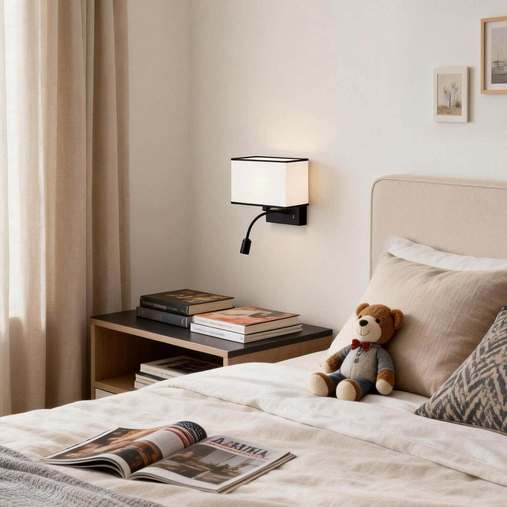 Fynal Wall Light – American Minimalist Fabric Reading Lamp