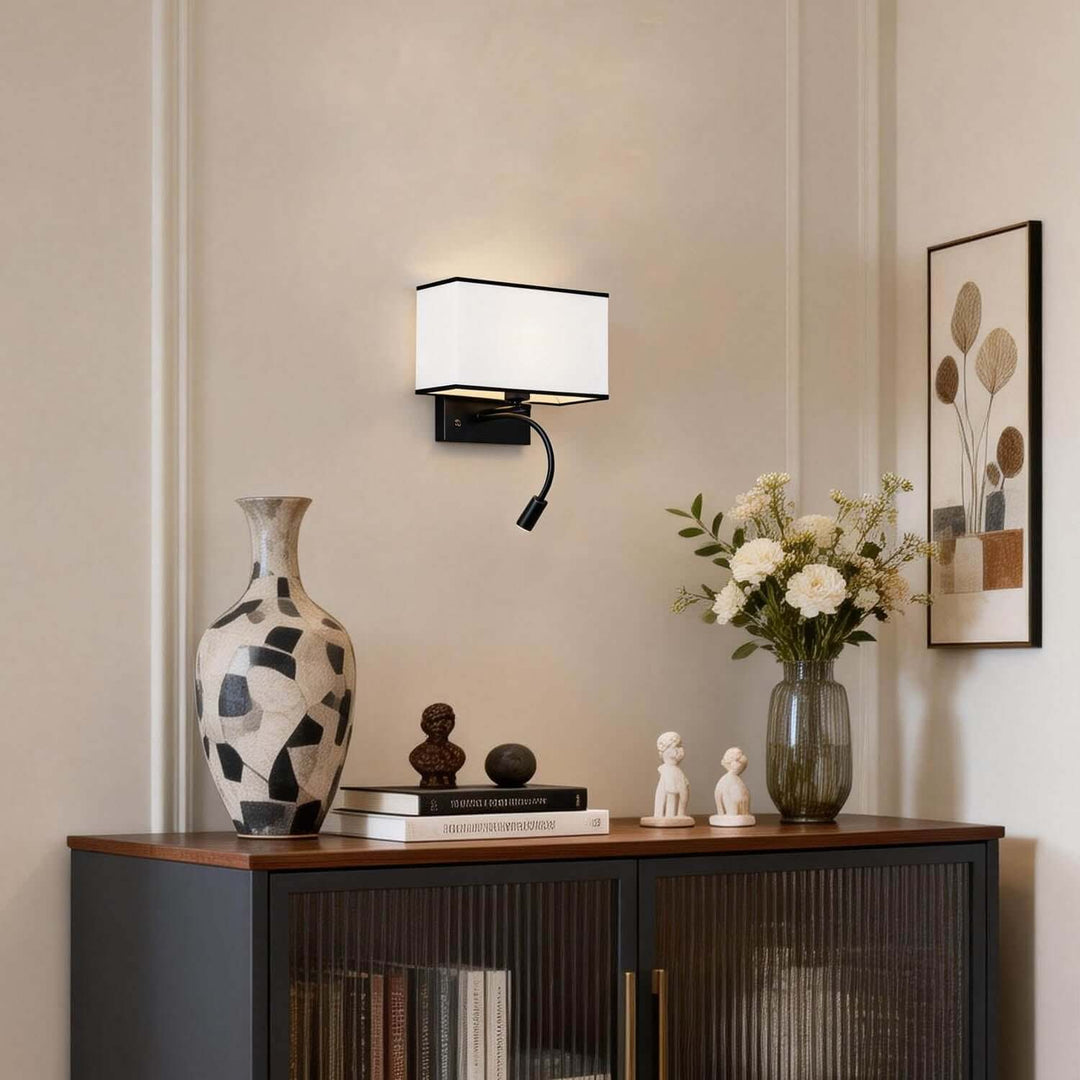 Fynal Wall Light – American Minimalist Fabric Reading Lamp
