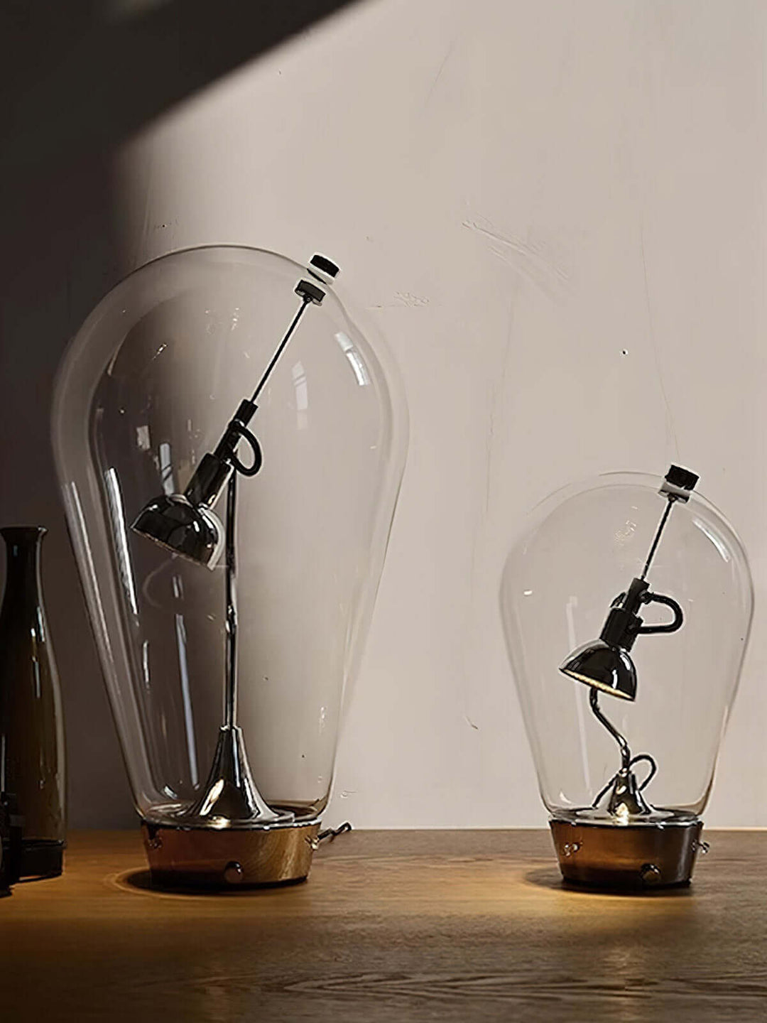Bulb Glass Table Lamp – American Retro Industrial Style Light