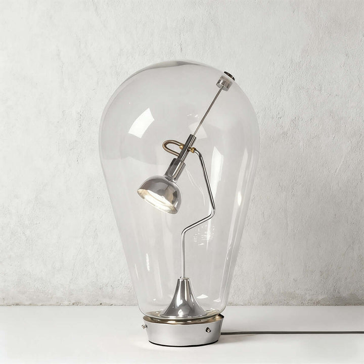 Bulb Glass Table Lamp – American Retro Industrial Style Light