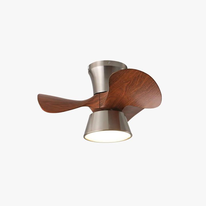 Grefen Ceiling Fan Light - Contemporary ABS Bedroom Ceiling Fan Light