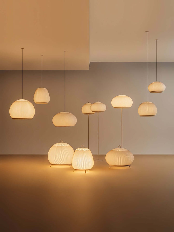 Knit Lantern Table Lamp – Modern & Minimalist Knit Decor