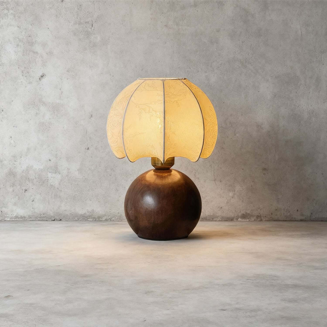 Heravi Table Lamp – French Retro Fabric Lamp for Living Room