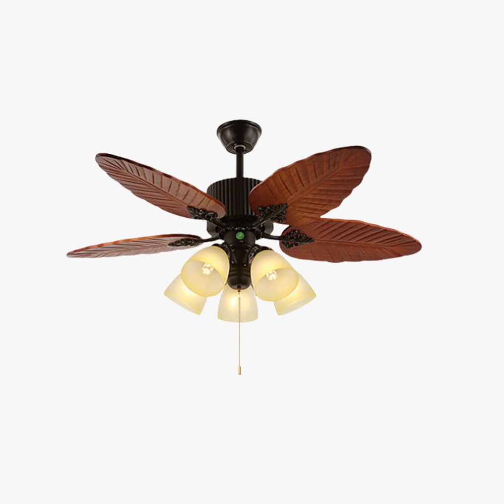 Ilyko Ceiling Fan Light | Classic Retro Living Room Light