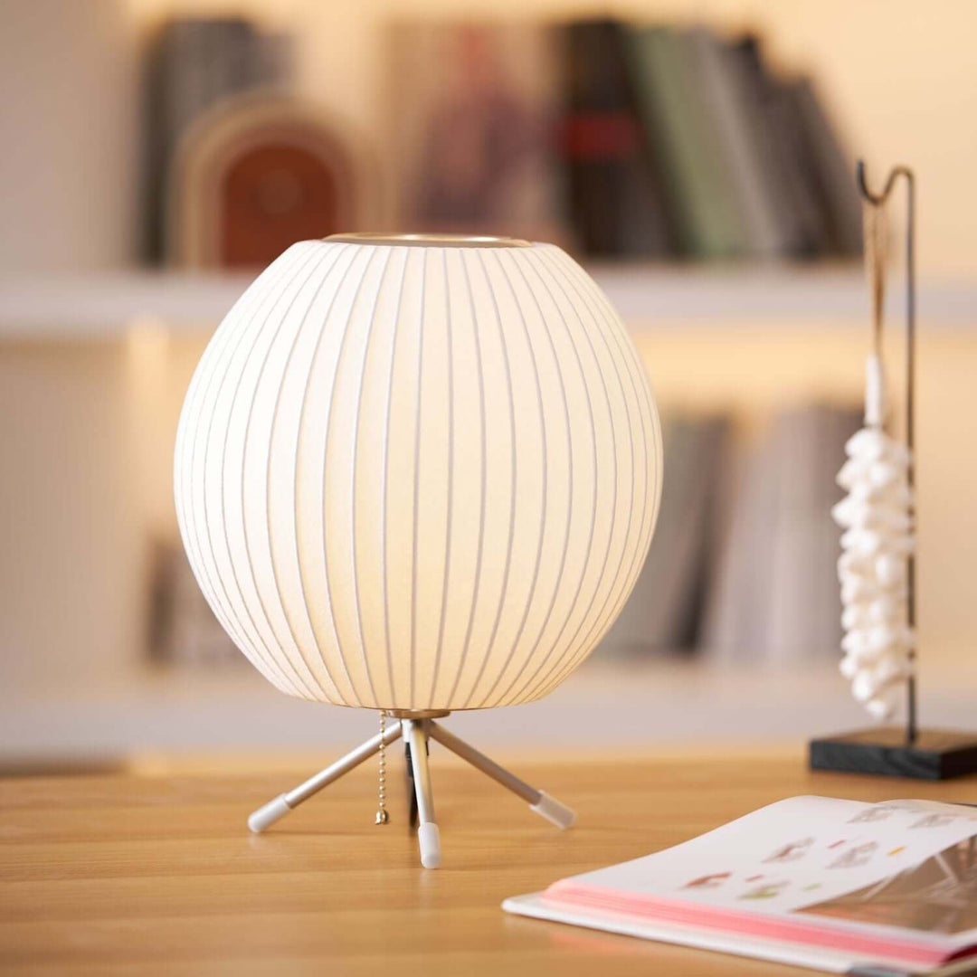 Nelson Tripod Table Lamp | Japanese Minimalist Wabi-Sabi Style