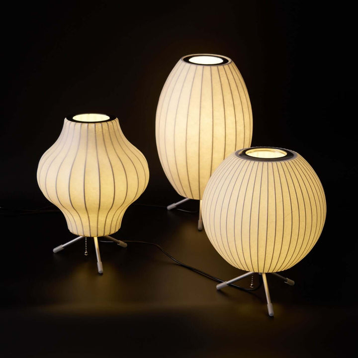 Nelson Tripod Table Lamp | Japanese Minimalist Wabi-Sabi Style