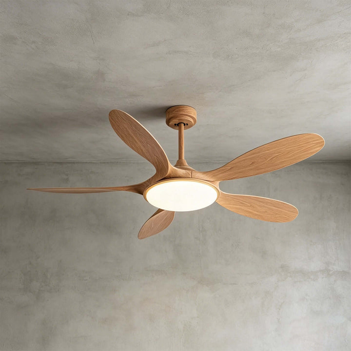 Jevok Ceiling Fan Light | Modern ABS Living Room Light