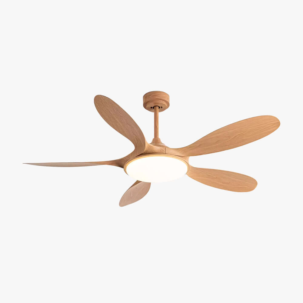 Jevok Ceiling Fan Light | Modern ABS Living Room Light
