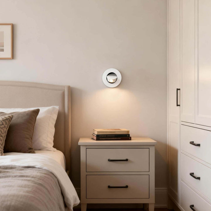Jolix Round Wall Sconce – Modern Minimalist Flush LED Lighting
