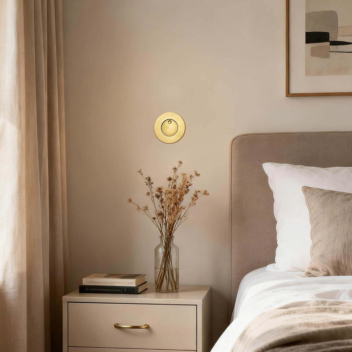 Jolix Round Wall Sconce – Modern Minimalist Flush LED Lighting