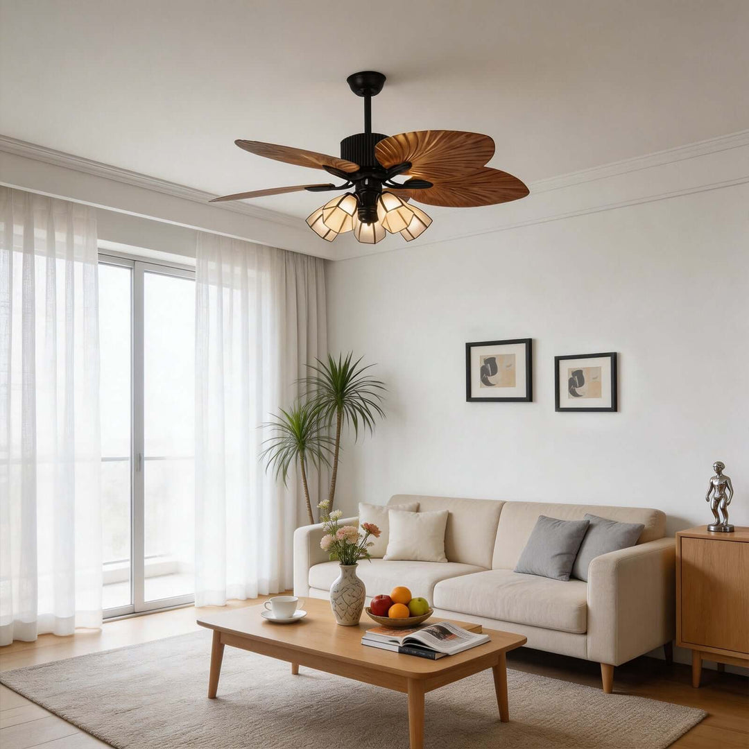 Jovante Ceiling Fan Light | American Style Dining Room Light