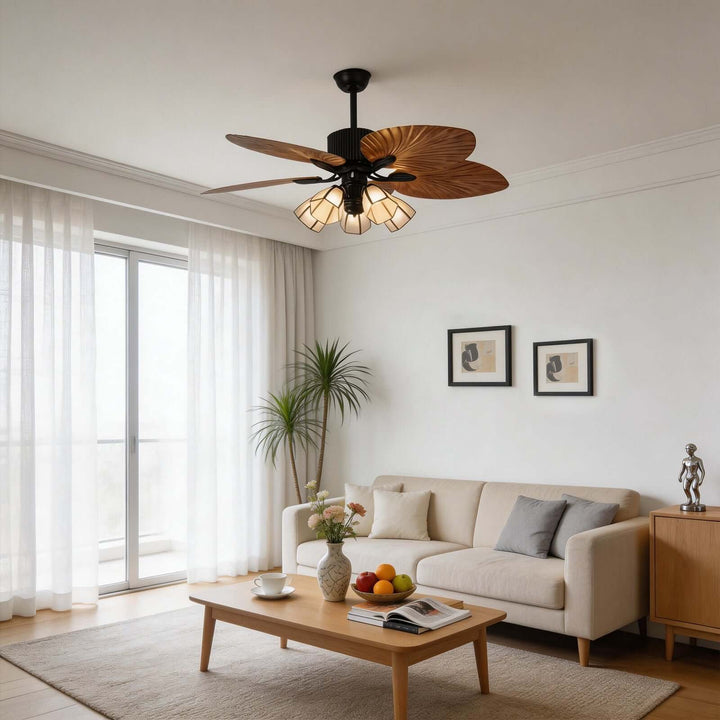 Jovante Ceiling Fan Light | American Style Dining Room Light