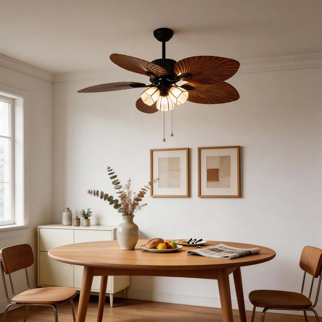 Jovante Ceiling Fan Light | American Style Dining Room Light