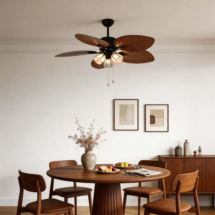 Jovante Ceiling Fan Light | American Style Dining Room Light
