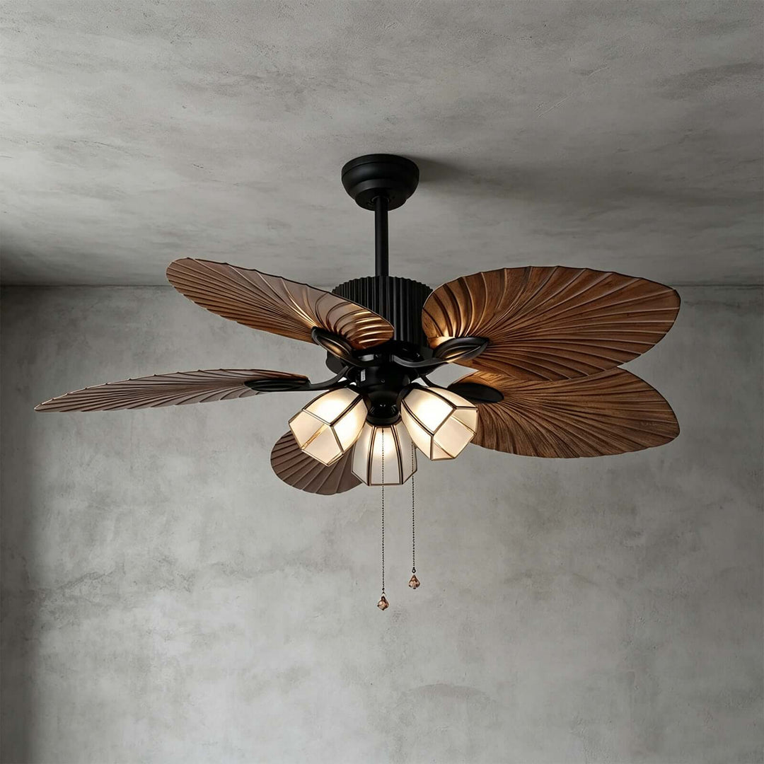 Jovante Ceiling Fan Light | American Style Dining Room Light