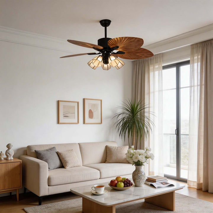 Jovante Ceiling Fan Light | American Style Dining Room Light