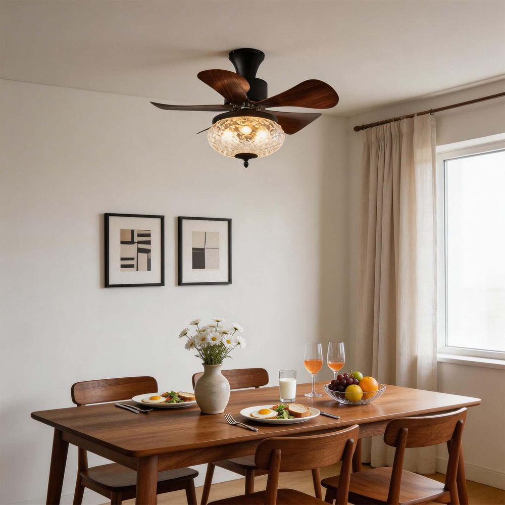 Jundel Ceiling Fan Light B - French Vintage ABS Light