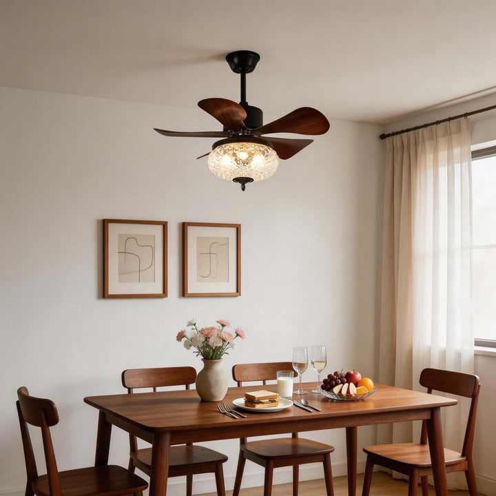 Jundel Ceiling Fan Light A - French Vintage ABS Light