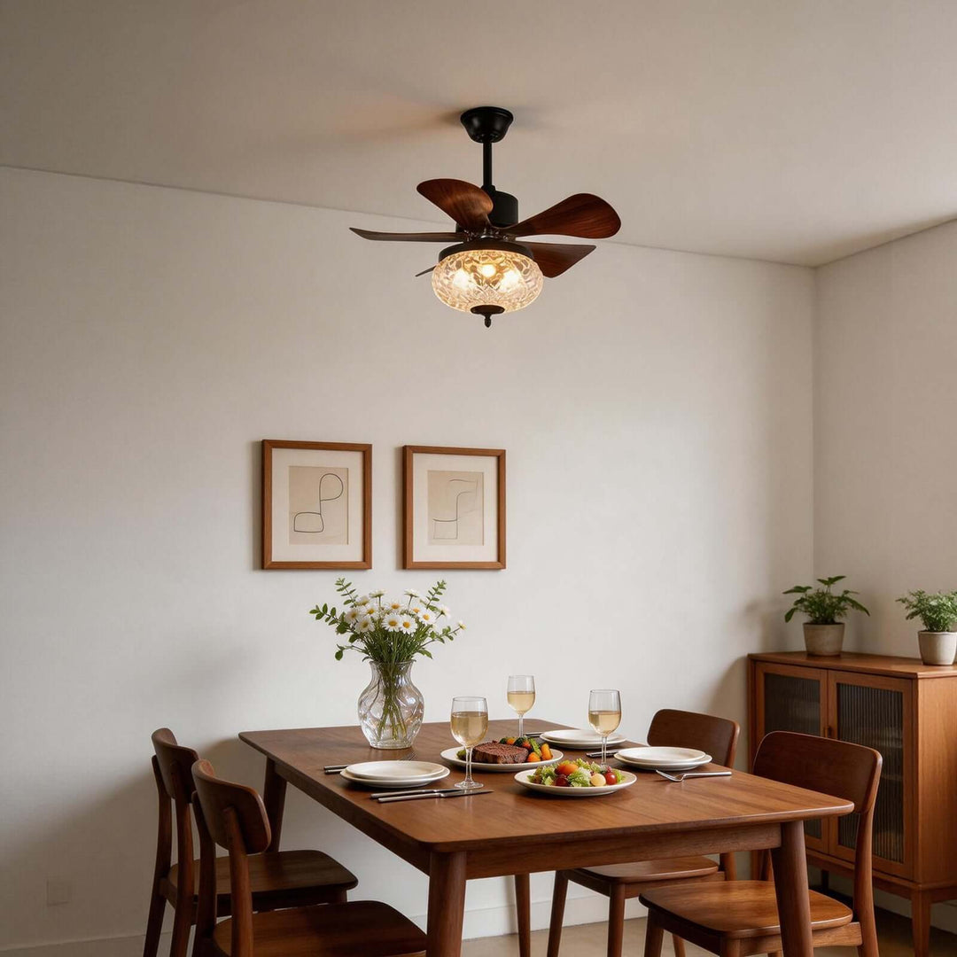 Jundel Ceiling Fan Light A - French Vintage ABS Light