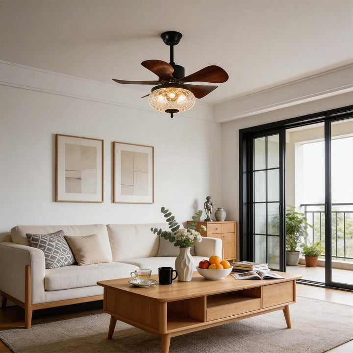 Jundel Ceiling Fan Light A - French Vintage ABS Light