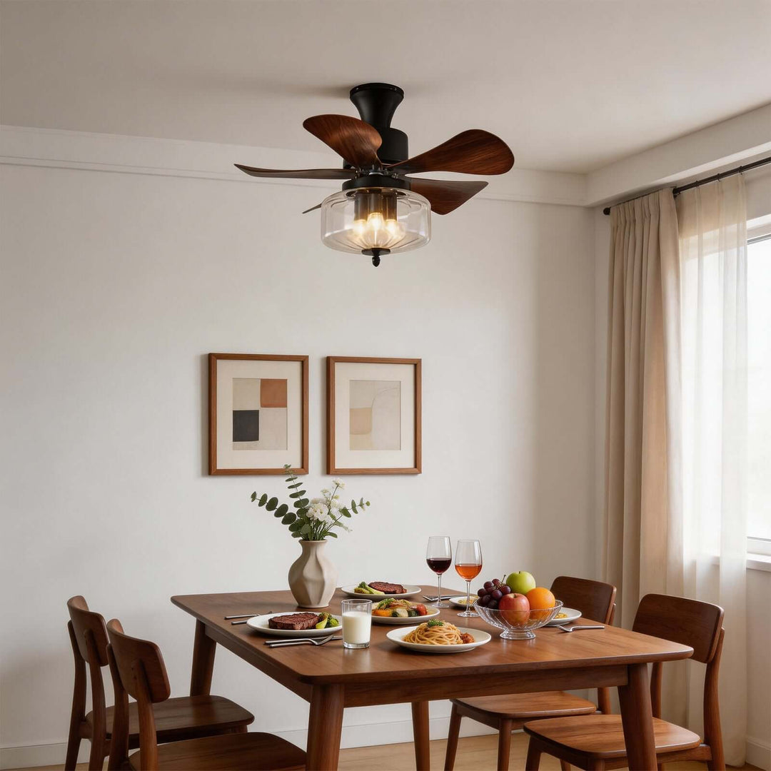 Jundel Ceiling Fan Light B - French Vintage ABS Light
