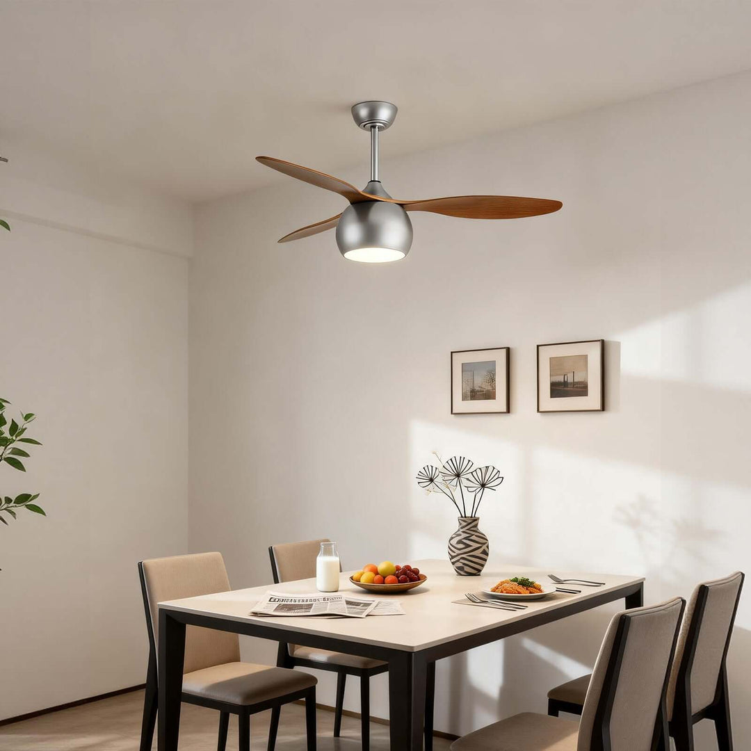 Juxon Ceiling Fan Light - Modern ABS Dining Room Light