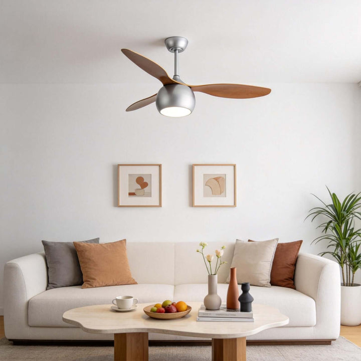Juxon Ceiling Fan Light - Modern ABS Dining Room Light