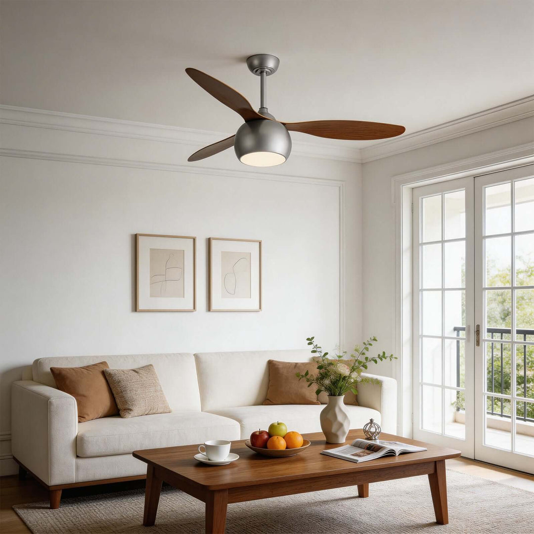 Juxon Ceiling Fan Light - Modern ABS Dining Room Light
