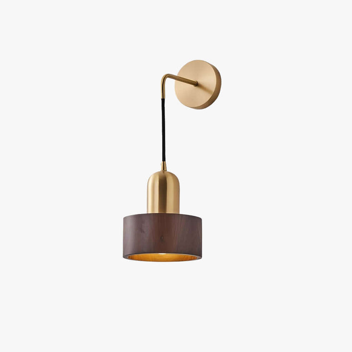 Kalvio Wall Light - Modern Minimal Wood Small Bedside Light