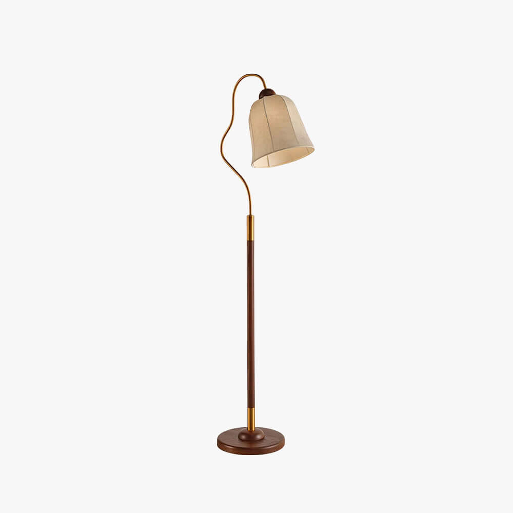 Kavilo Floor Lamp – French Retro Fabric Floor Lamp