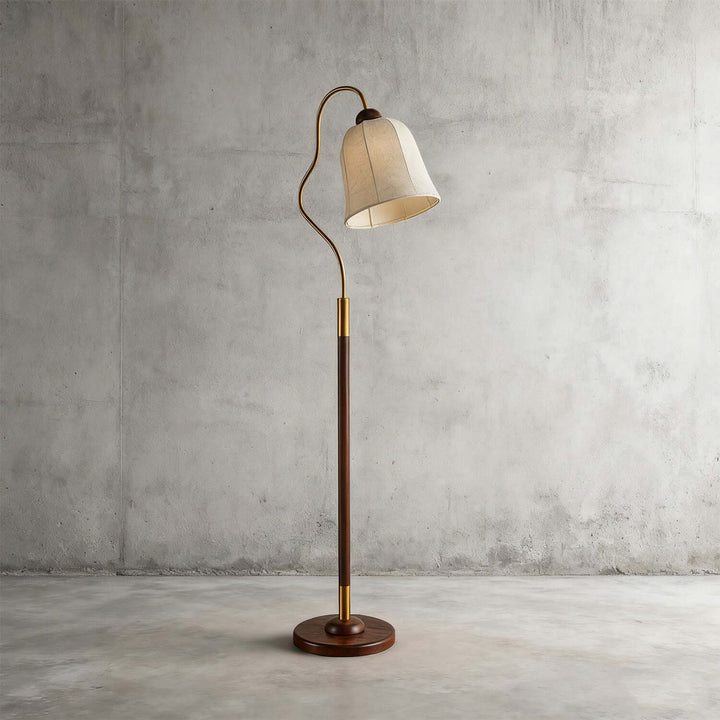 Kavilo Floor Lamp – French Retro Fabric Floor Lamp
