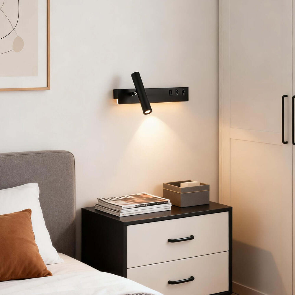 Kavlo Wall Light – Nordic Minimalist LED Reading Lamp with USB