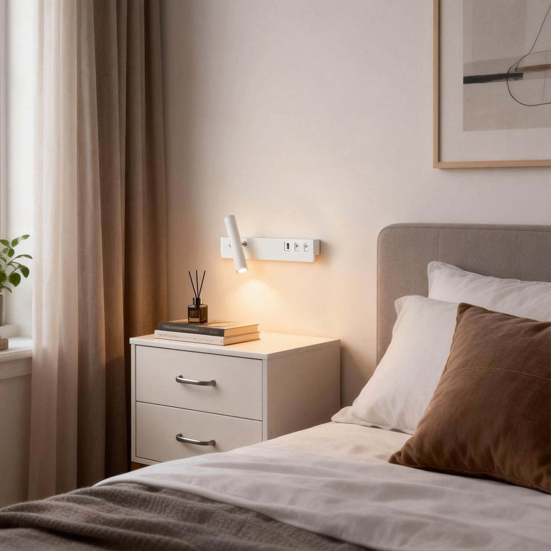Kavlo Wall Light – Nordic Minimalist LED Reading Lamp with USB