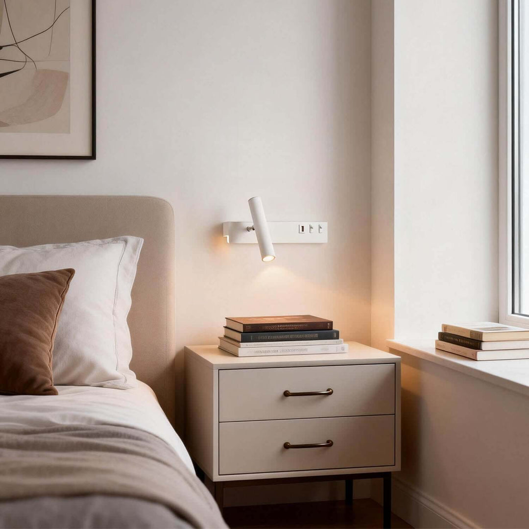 Kavlo Wall Light – Nordic Minimalist LED Reading Lamp with USB