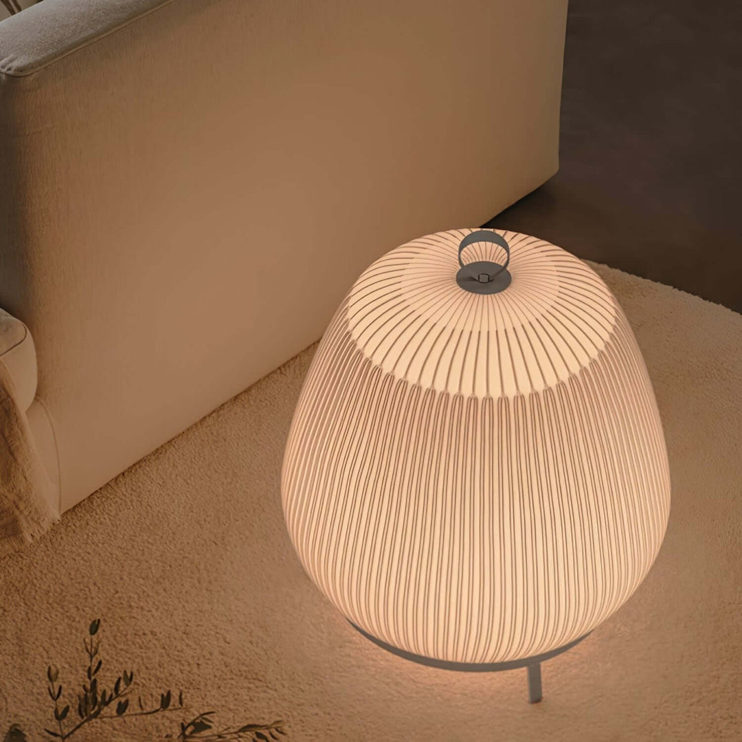 Knit Lantern Table Lamp – Modern & Minimalist Knit Decor
