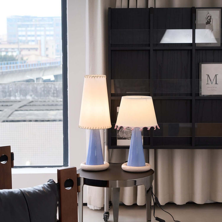 Korima Table Light – Nordic Minimalist Cream Style Ceramic Lighting