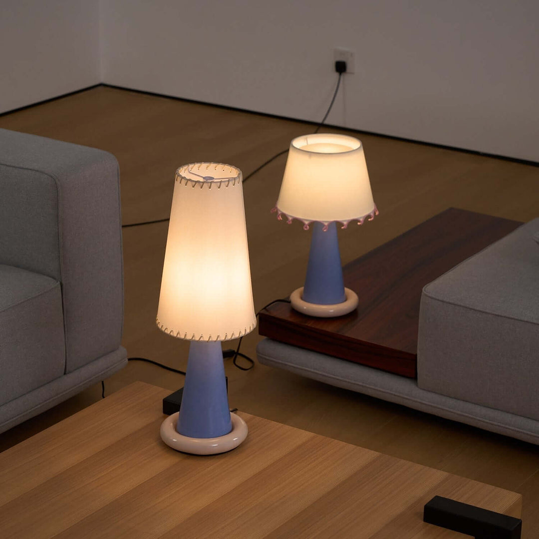 Korima Table Light – Nordic Minimalist Cream Style Ceramic Lighting